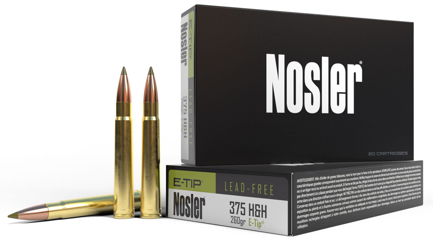 Nosler E-Tip HH Boat Tail Ammo