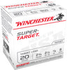 Winchester Ammo TRGT208 Super Target  20 Gauge 2.75" 7/8 oz 8 Shot 25 Bx/ 10 Cs
