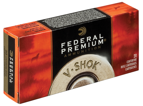 Federal P22250F V-Shok 22-250 Remington 55 GR Nosler Ballistic Tip 20 Bx/ 10 Cs