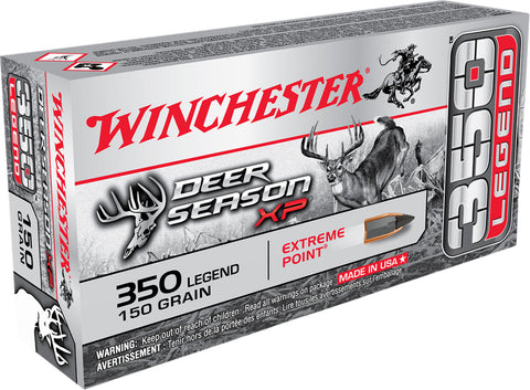 Winchester Ammo X350DS Deer Season XP  350 Legend 150 gr Extreme Point 20 Bx/ 10 Cs