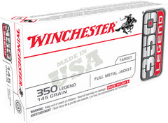 Winchester Ammo USA3501 USA  350 Legend 145 gr Full Metal Jacket (FMJ) 20 Bx/ 10 Cs