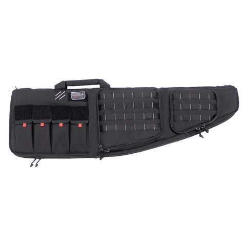 GPS Tactical Double AR Case 43in-External Handgun Case-Black