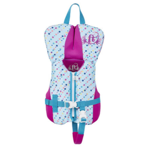 Full Throttle Infant Life Jacket Rapid-Dry Flex-Back-Aqua