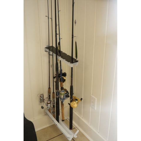 Viking Solutions Perpendicular Wall or Deck Mount Rod Holder