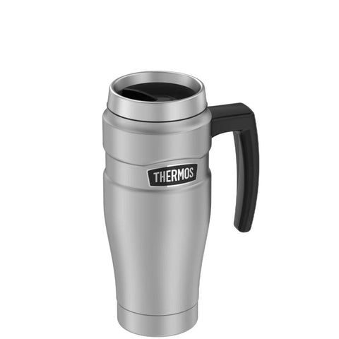 Thermos 16 oz. Stainless Steel Travel Mug Silver