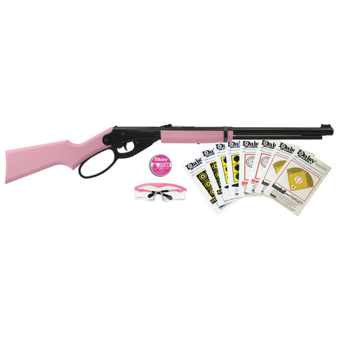 Daisy Lever Action Carbine Shooting Fun Starter Kit - Pink