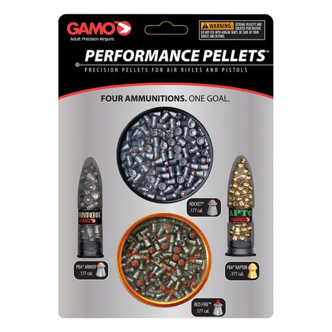 Gamo Combo Pack Performance .177 Cal Hunting Pellets
