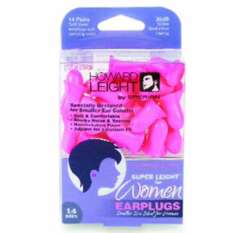 Howard Leight Women Pre-Shaped Foam Ear Plugs 14 Pr