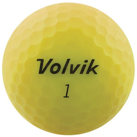 Volvik 2020 Vivid 3 Pc Golf Balls Matte Yellow