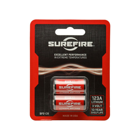 SureFire 2ct Sf123A Batteries Carded