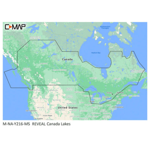 C-MAP Reveal Canada Lakes