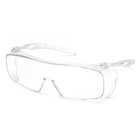 Pyramex Safety Glasses Cappture Clear H2X AntiFog Dielectric