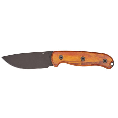 Ontario Knife Company TAK 2 Fixed Blade w Leather Sheath