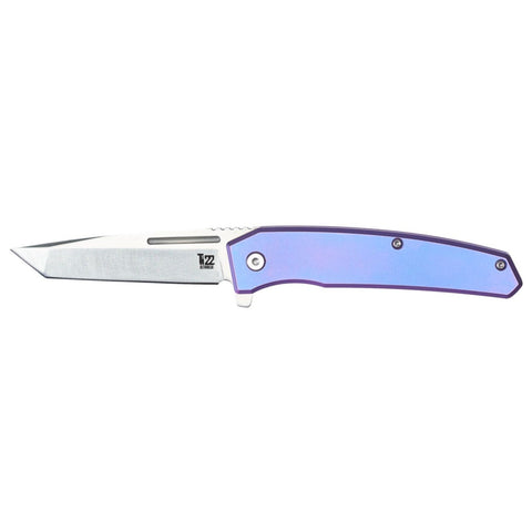 Ontario Knife Company Ti22 UltraBlue Folder