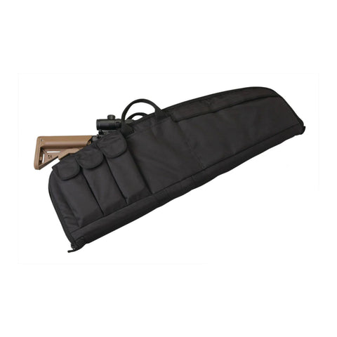 Uncle Mikes 33 in Tactical Rifle Case Medium Black