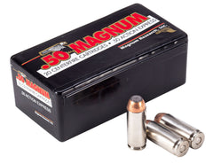 Magnum Research DEP50JSP325B Desert Eagle  50 AE 325 gr Jacketed Soft Point (JSP) 20 Bx/ 20 Cs