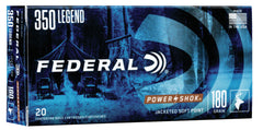 Federal 350LA Power-Shok  350 Legend 180 gr Soft Point (SP) 20 Bx/ 10 Cs