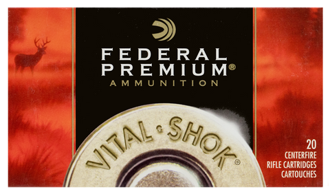 Federal P308S Vital-Shok 308 Win/7.62 NATO Nosler Partition 150 GR 20Box/10Case