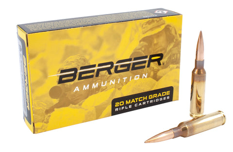 Berger Bullets 31020 Tactical  6.5 Creedmoor 130 gr Hybrid Open Tip Match Tactical 20 Bx/ 10 Cs