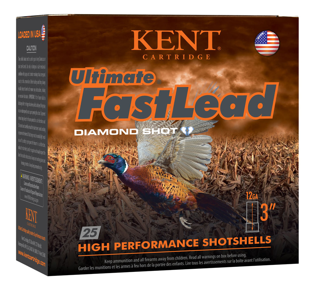 Kent Cartridge K123UFL505 Ultimate Fast Lead  12 Gauge 3.00" 1 3/4 oz 5 Shot 25 Bx/ 10 Cs