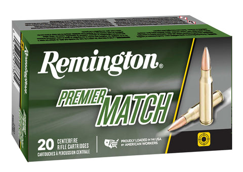 Remington Ammunition RM65PRC01 Premier Match 6.5 PRC 145 gr Open Tip Match Boat Tail 20 Bx/ 10 Cs
