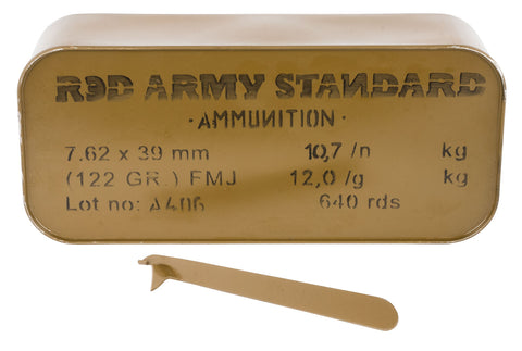Red Army Standard Red Army Standard 7.62x39mm 122 gr Full Metal Jacket 20 Bx/ 32 Cs (Tin)