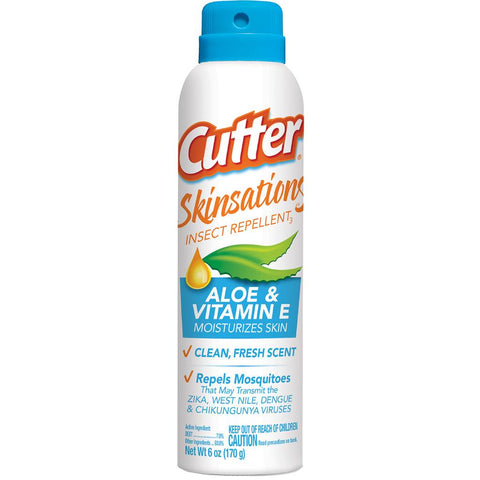 Cutter Skinsations Insect Repellent 7% DEET 6 oz.