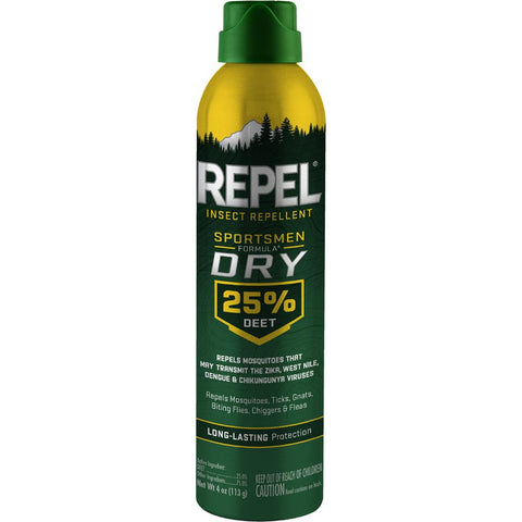 Repel Insect Repellent Sportsmen Dry Formula 25% DEET 4 oz.