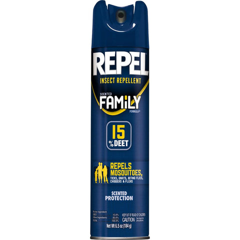 Repel Insect Repellent Scented Family Formula 15% DEET 6.5 oz.