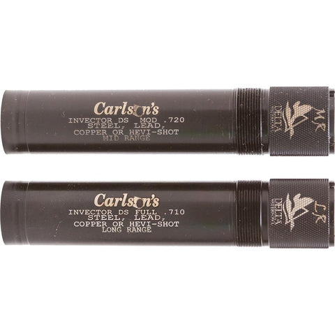 Carlsons Delta Waterfowl Choke Browning Invector DS MR, LR 12ga. 2 pk.