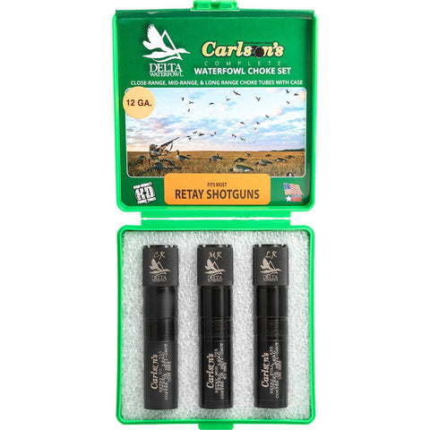 Carlsons Delta Waterfowl Choke Retay Set C,M, LR 12ga.