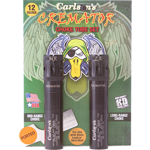 Carlsons Cremator Ported Choke 12 ga. Beretta Optima HP MR, LR 2 pk.