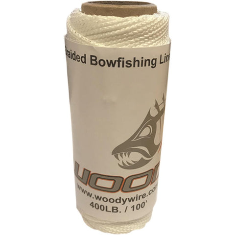 Woody Wire Bowfishing Braided Line 400 lb 100 ft.