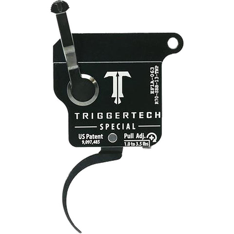 TriggerTech Rem 700 Special Single Stage Triggers PVD Black Pro Curved Top Safety RH