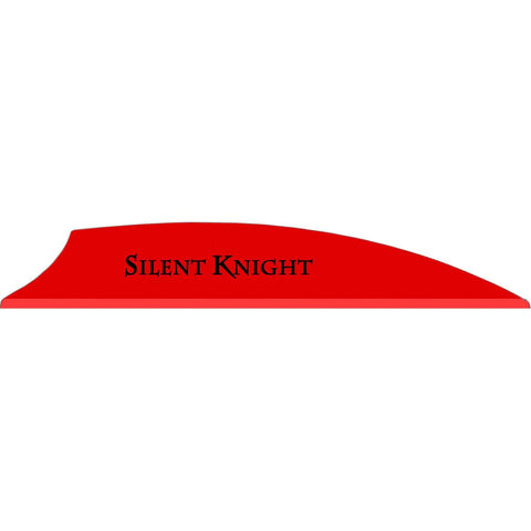 Flex Fletch Silent Knight Vanes Red 3 in. 36 pk.