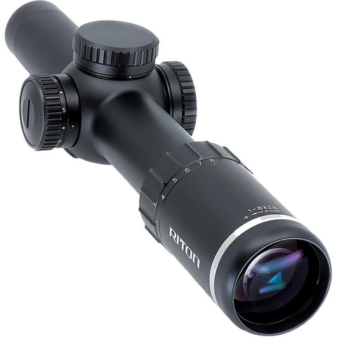 Riton X7 Primal Rifle Scope 1-8x28mm Black RG4 Reticle