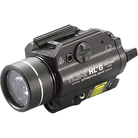 Streamlight TLR-2 HL G Weapon Light with Laser Black 1000 Lumens