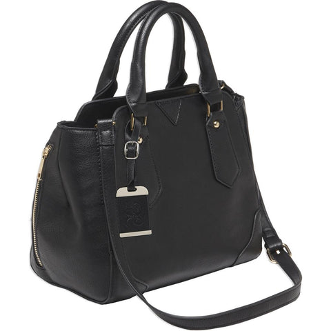 Bulldog Satchel Conceal Carry Purse Black Large