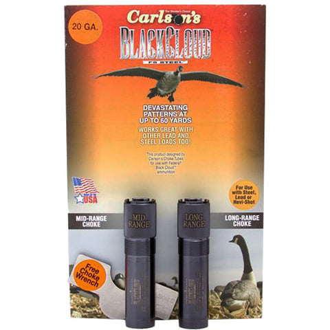 Carlsons Black Cloud Choke Tubes 20 ga. Beretta/Benelli Mobil, MR and LR 2 Pack