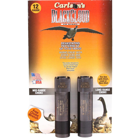 Carlsons Black Cloud Choke Tubes 12 ga. Browning Invector Plus, MR and LR 2 Pack