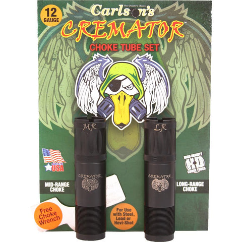 Carlson Cremator Non Ported Choke Tube 12 ga. Remington MR and LR 2 Pack
