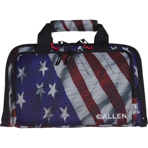Allen Victory Duplex Handgun Case 13 in. Red White and Blue