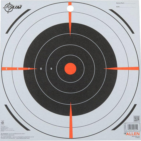 EzAim Paper Bullseye Targets 12 in. 12 pk.