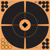 EzAim Splash Bullseye Adhesive Targets with Crosshair Recticle - EZAim - View 1