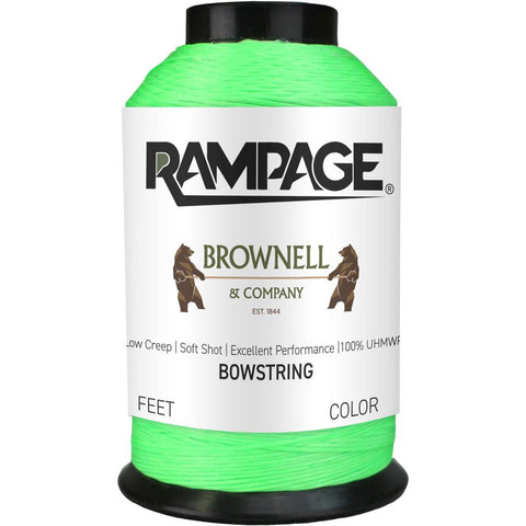 Brownell Rampage Bowstring Material Fluorescent Green 1/8 lb.