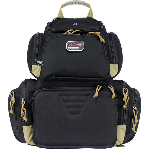GPS Executive Backpack with Cradle Black and Tan 4 Handgun