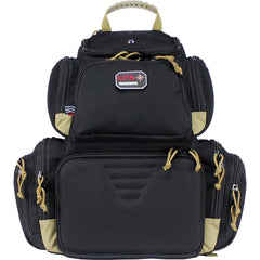 GPS Executive Backpack with Cradle Black and Tan 4 Handgun