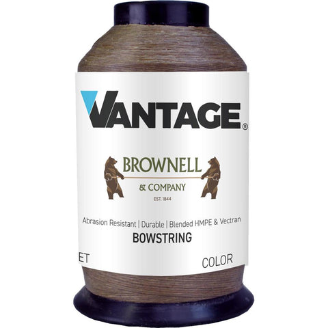 Brownell Vantage Bowstring Material Medium Brown 1/8 lb.
