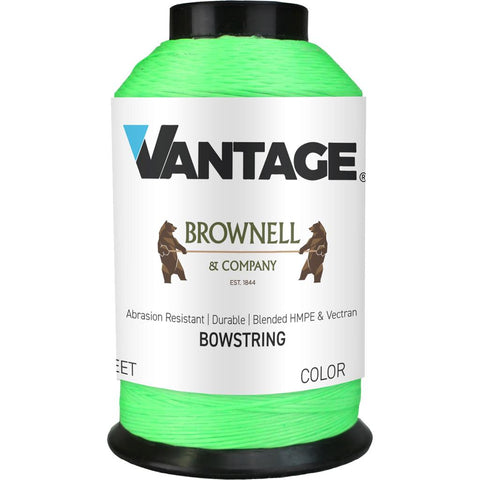 Brownell Vantage Bowstring Material Fluorescent Green 1/8 lb.