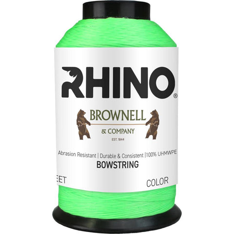 Brownell Rhino Bowstring Material Fluorescent Green 1/8 lb.